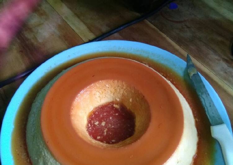 Resep Puding Susu / Pudim de Leite By ily leasa