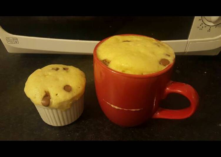 resep makanan Vanilla mug cake microwave