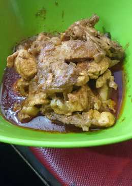 Ayam saus tiram pedas