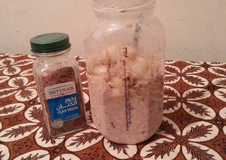 gambar untuk resep makanan Overnight oat flakes #ala Nak Kairo