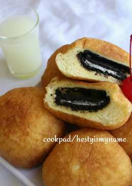 Roti goreng oreo