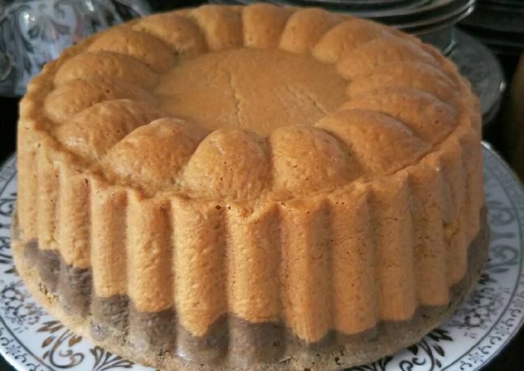 resep lengkap untuk Marmer Cake