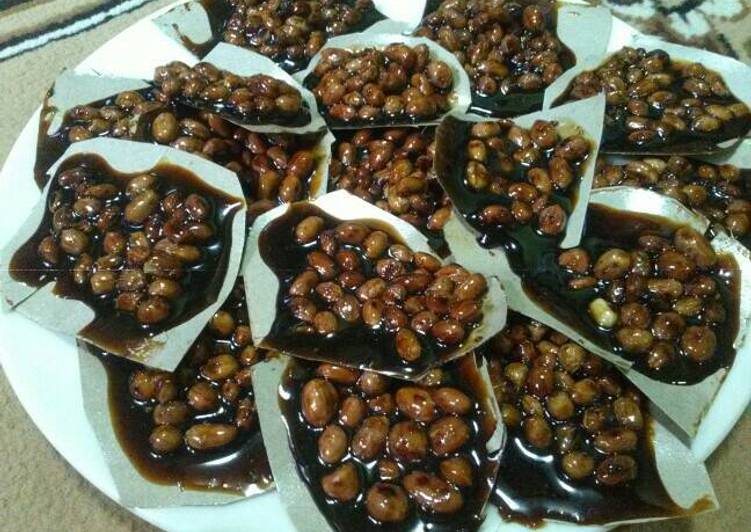 resep Ampyang kacang jahe