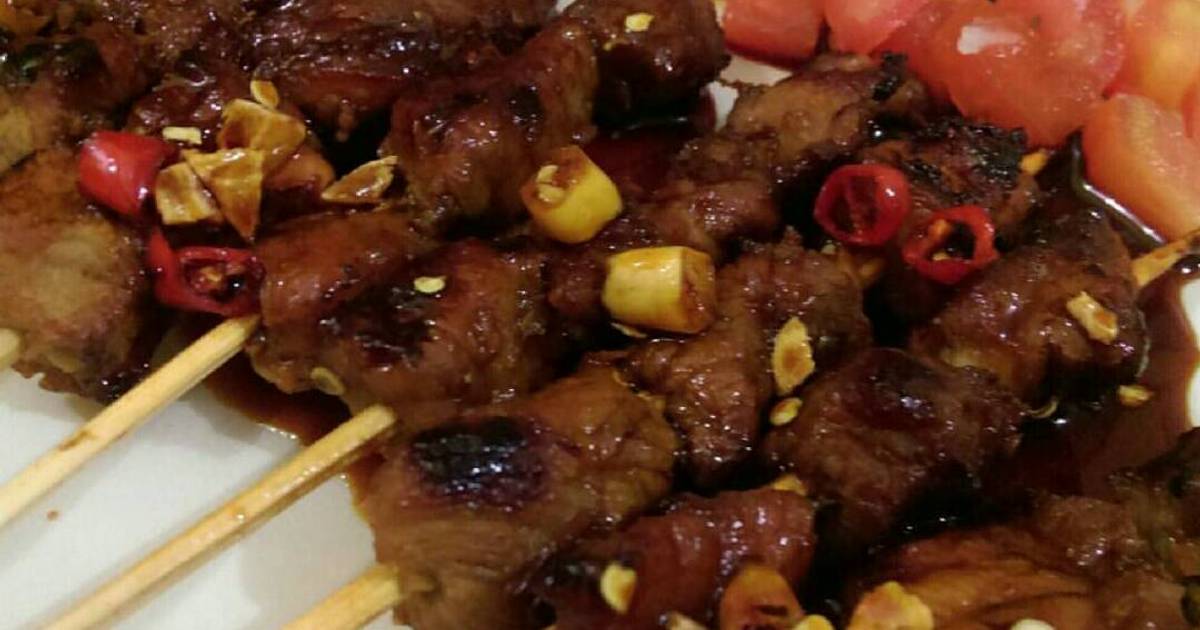 Resep Sate  Sapi  Maranggi KitaBerbagi oleh Esty Foodie 