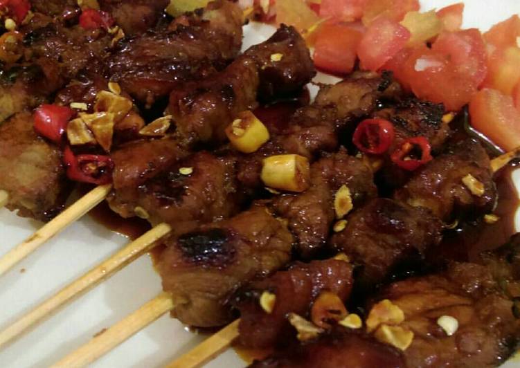 resep lengkap untuk Sate 'Sapi' Maranggi #KitaBerbagi