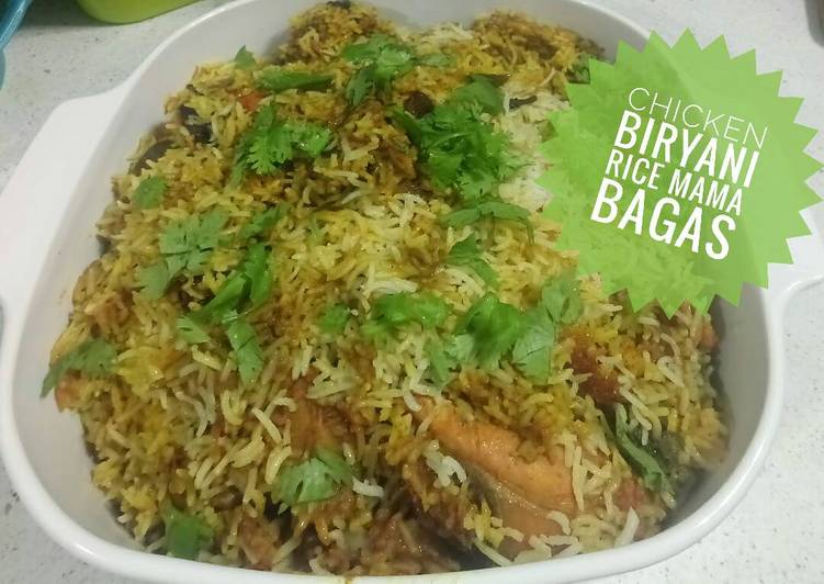 resep lengkap untuk Chicken Biryani rice