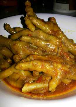 Rica-rica ceker ayam super pedas