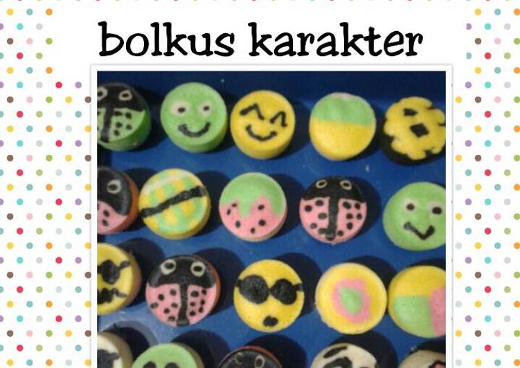 resep lengkap untuk Bolkus karakter simple