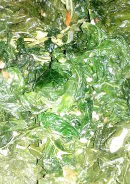 Sayur daun singkong no santan