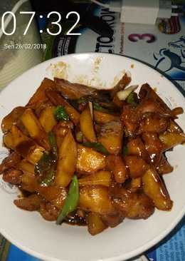 Chiken katsu fries saos oregano