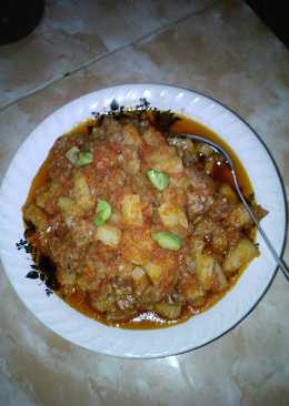 Balado 3in1(kentang,tempe,&pete)