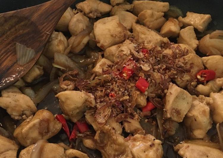 resep lengkap untuk Ayam Goreng Saos Mentega