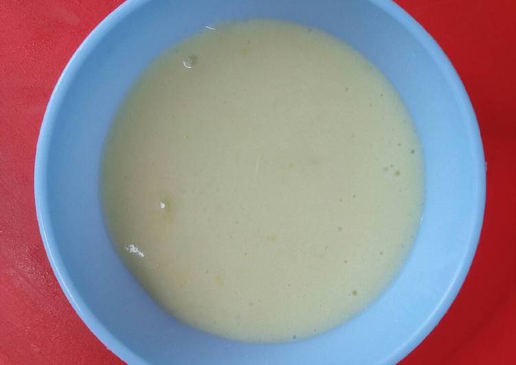 resep lengkap untuk MPASI 6m+ : Puree Kentang