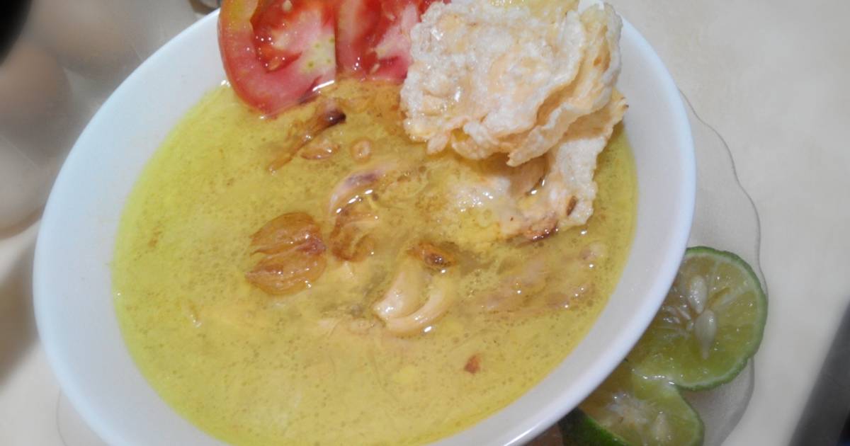 Resep Soto  Ayam  Santan  oleh DapurCecil Cookpad