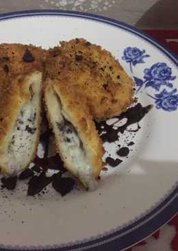 Ice cream goreng rasa oreo