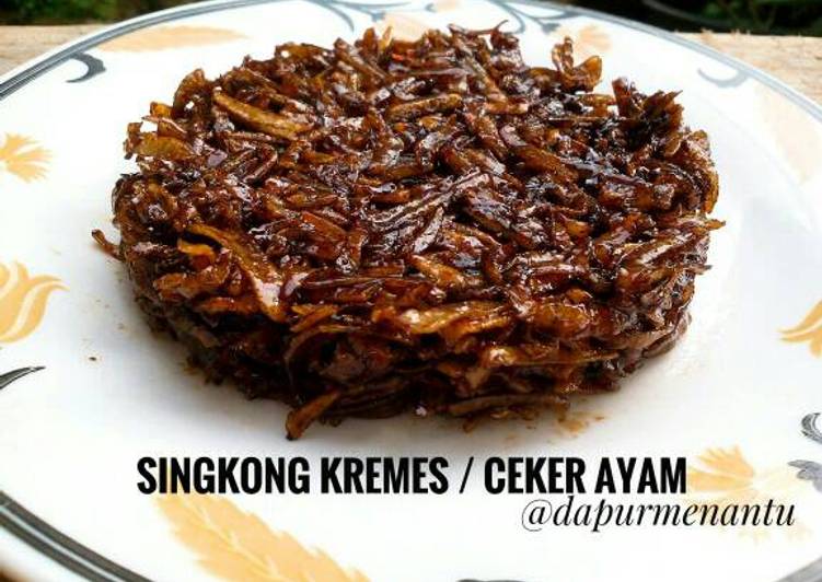 resep lengkap untuk Kremes Ubi / Ceker Ayam #indonesiamemasak