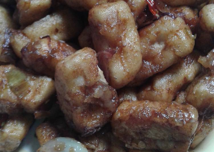 gambar untuk resep Tahu Crispy Saus Tiram Pedas Manis