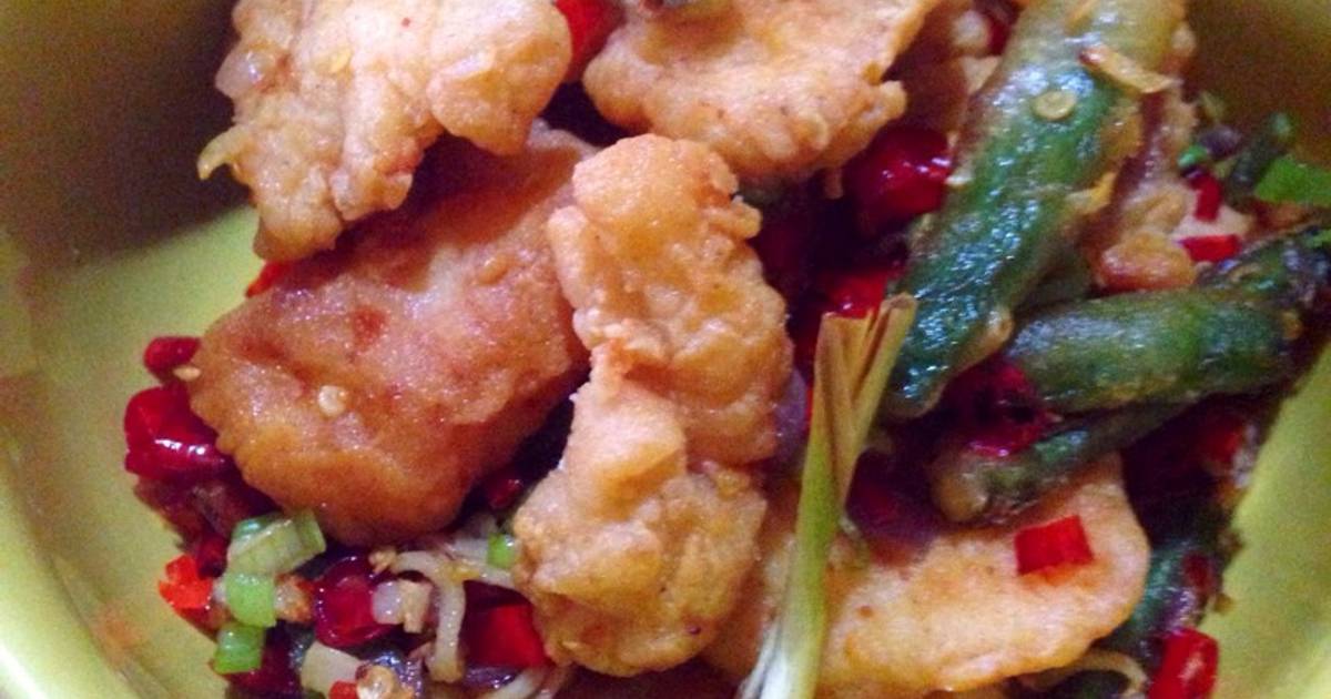 Resep Ayam dan Buncis Goreng Tepung Cabe Garam ala Yosephine