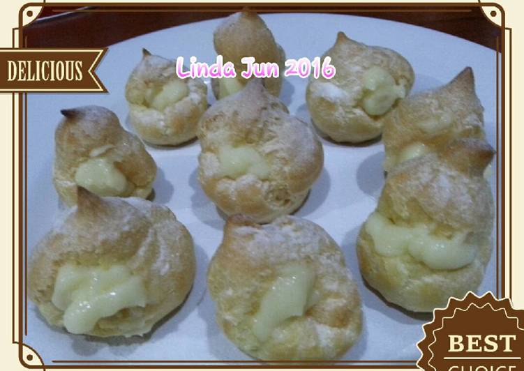 gambar untuk resep makanan Kue Sus Vla Vanili Susu