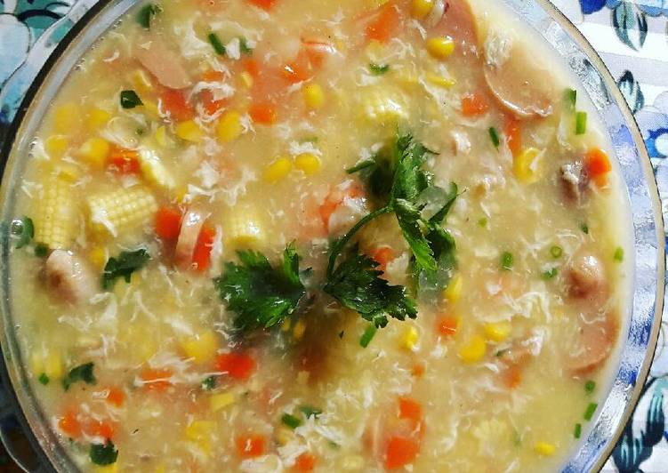 Resep Cream soup jagung manis Dari Vanny Aini Vacen
