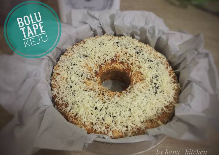 resep makanan Bolu Tape Keju lembuut