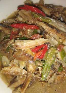 Tumis Kuah Ikan Asin Rebus