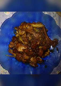 Asam manis daging kambing ala revanz