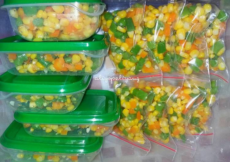 gambar untuk cara membuat Mix vegetable frozen