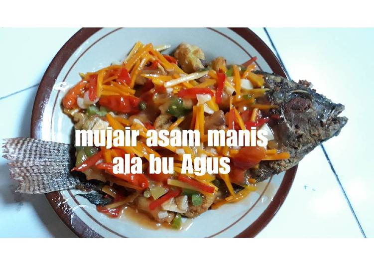 gambar untuk cara membuat Mujair asam manis ala bu Agus