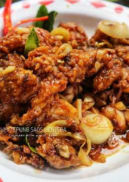 Cumi tepung saos mentega