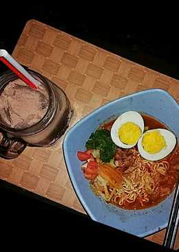 Shin Ramyun (ala") & choco milk