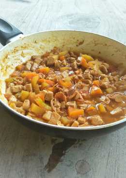 Semur tahu, kentang, wortel