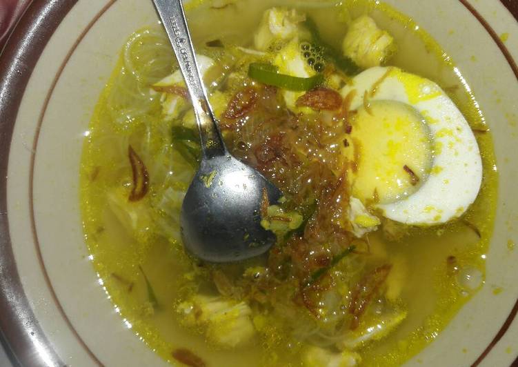 bahan dan cara membuat Soto Ayam Segar