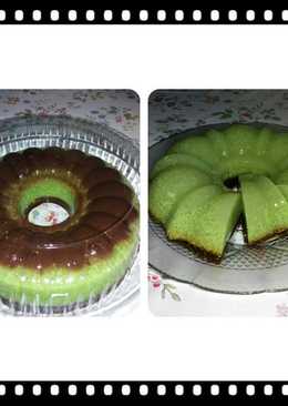 Puding lumut gulmer/coklat