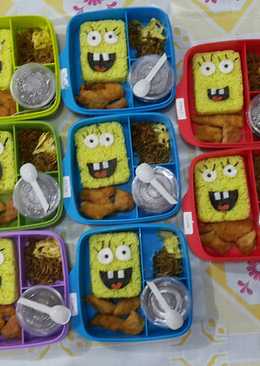 Bekal Anak Bento "Naskun Spongebob" ðð