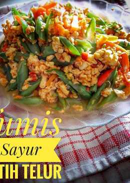 Tumis Sayur Putih Telur