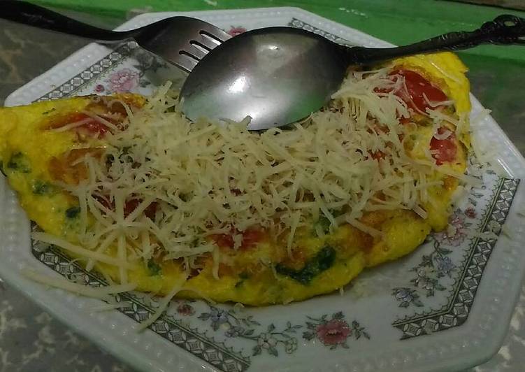 gambar untuk resep Omelet simpel keju