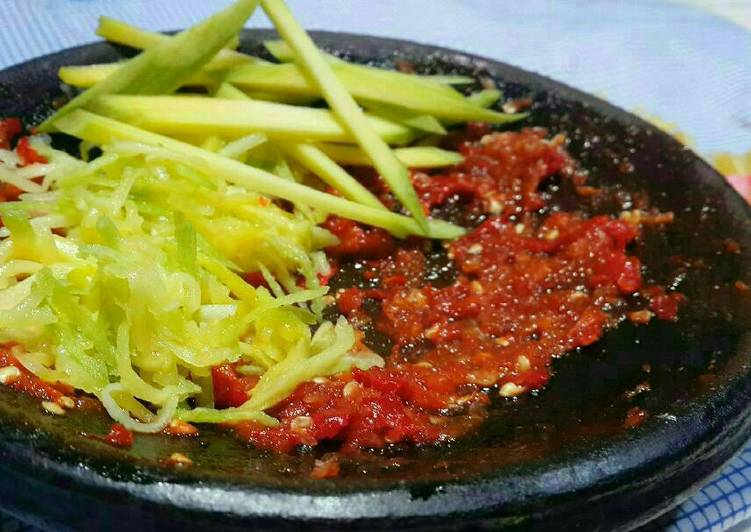 gambar untuk resep Sambal Pedas Mangga Muda