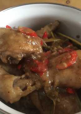 Opor Ayam apa adanya