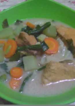 Sayur lodeh tahu coklat