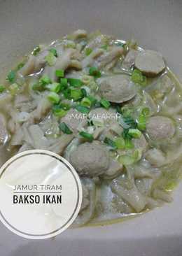 Jamur tiram bakso ikan