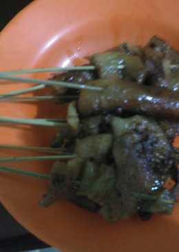 Sate Bacem Kulit ayam