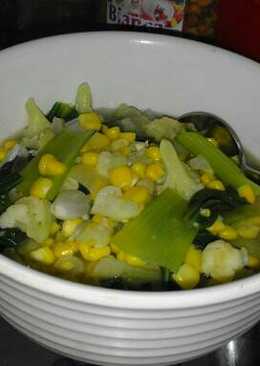 Cah Sawi Daging Jagung Manis