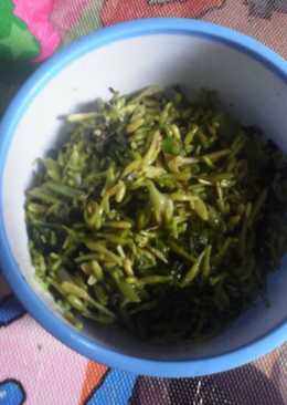 kembang kates campur daun kates