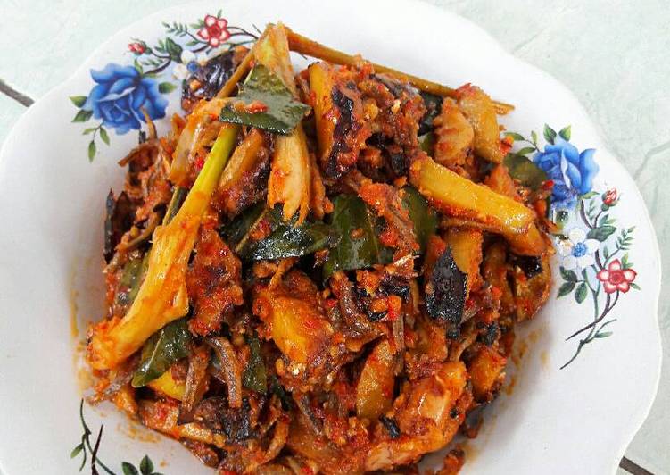 resep makanan Teri balado sambel jengkol