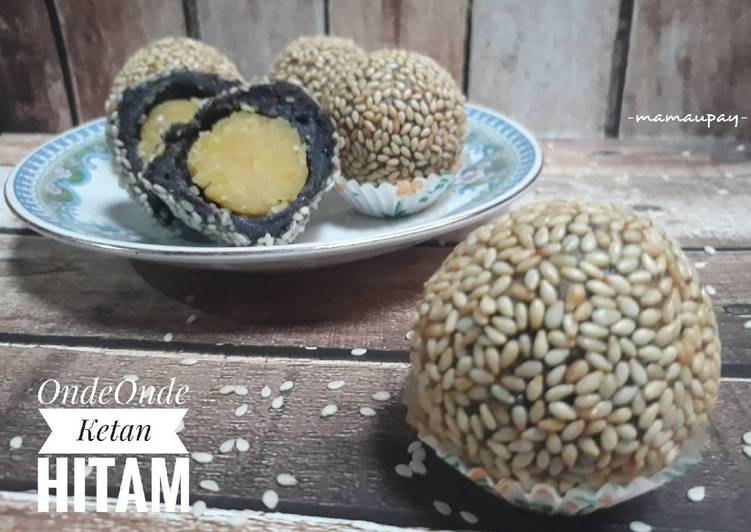 Resep Onde Onde Ketan Hitam #pr_jajanandaerah Kiriman dari Mama Upay