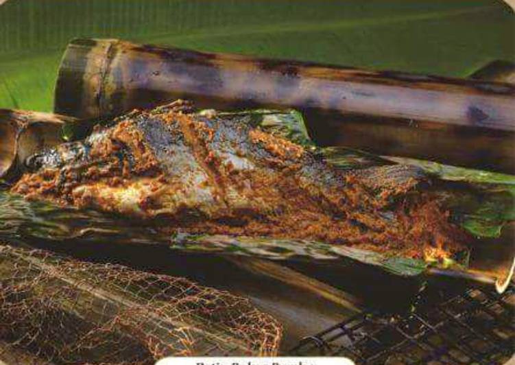 resep masakan Patin bakar bambu