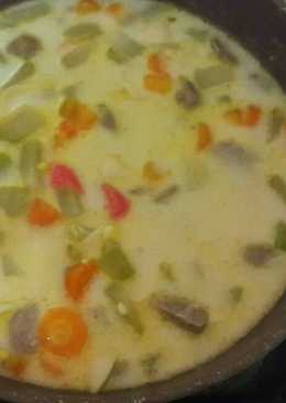 25. Sup Susu Sayur Campur