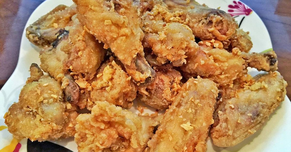 Resep Garlic Chicken Wing with Permesan Cheesse ala Nia Novijanto