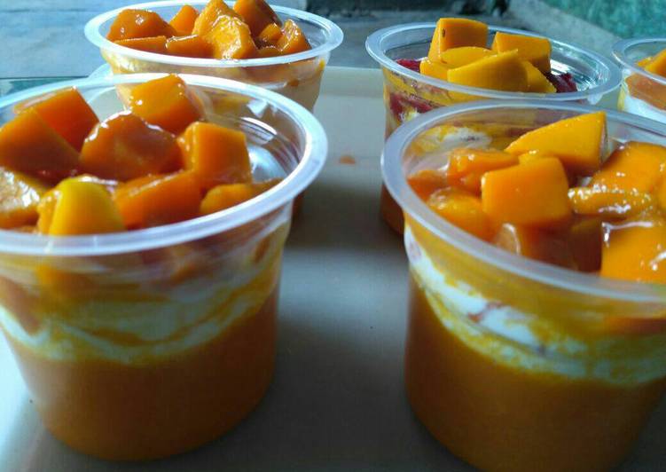 bahan dan cara membuat Mango Thai mantapp